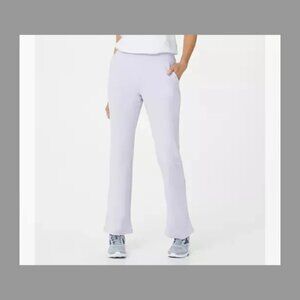 Denim & Co. Active French Terry Bootcut Sweats Pants XL Lavender A389878 NEW